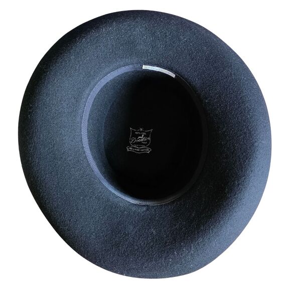 The Limited Bollman Wool Black Fedora Wide Brim Hat MJ Style - Picture 6 of 10